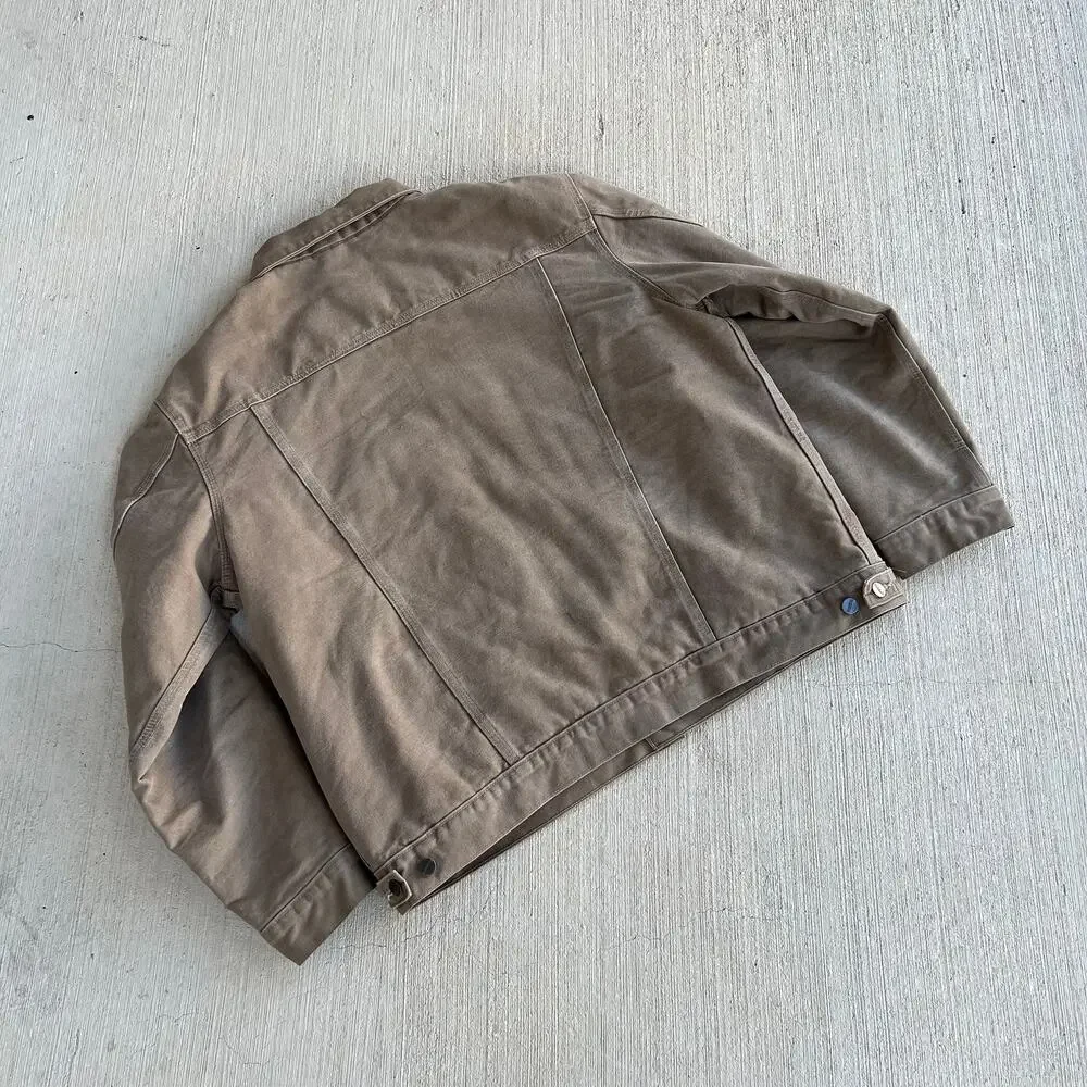 Carhartt J233 FRB brown trucker work wear jacket